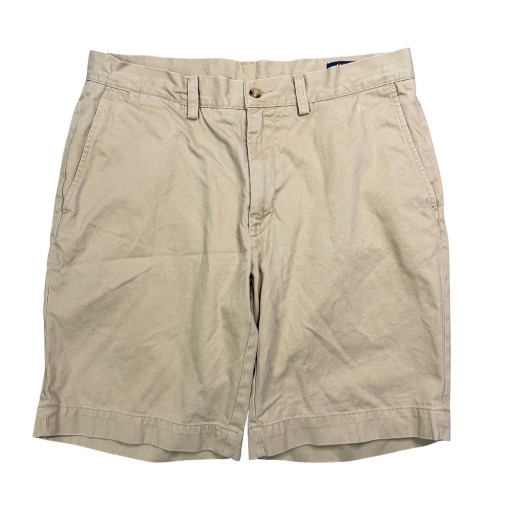 Polo Ralph Lauren chino shorts men's 32 classic fit preppy casual flat front 9"
